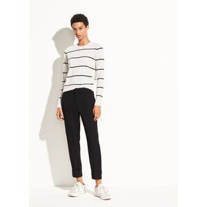 NWOT Vince Cuffed Crepe Suiting Trouser Size 0 Black